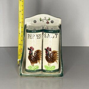 Rooster Book Salt and Pepper Shakers